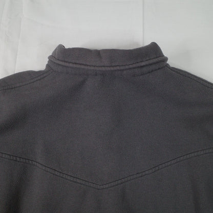 Black and Blue Elite Vintage Australian Made Quarter Zip Sweater Mens Medium