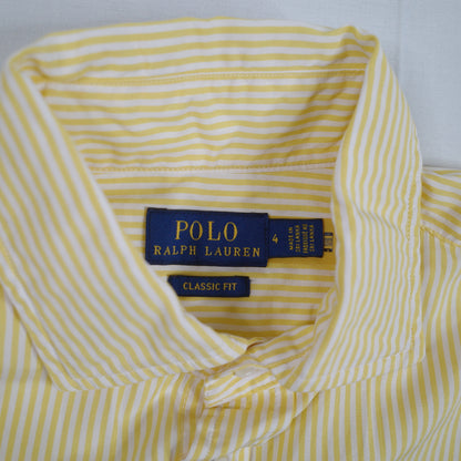 Polo Ralph Lauren Oxford Yellow Striped Womens 4