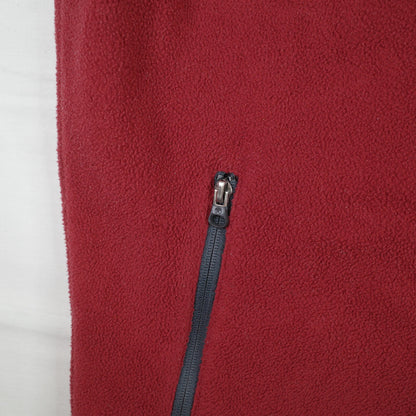 Vintage Kathmandu Altica Technologies Vest Mens M Red Full Zip Fleece Jacket