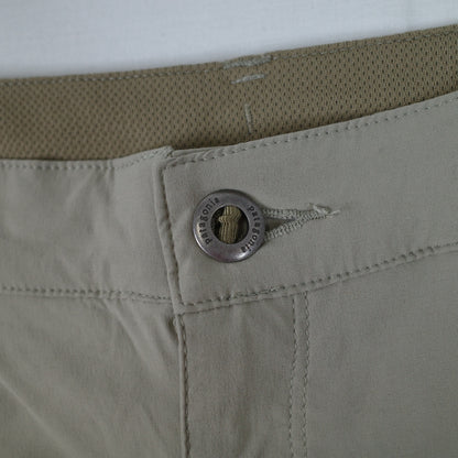 Patagonia Womens Pants Size 2 Khaki Beige Quandry Nylon Roll Up Hiking Pants