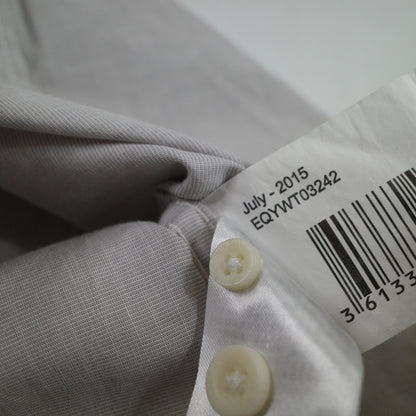 Quicksilver Wilsden Short Sleeve Button Up Shirt Grey Size Medium RRP $59 2015