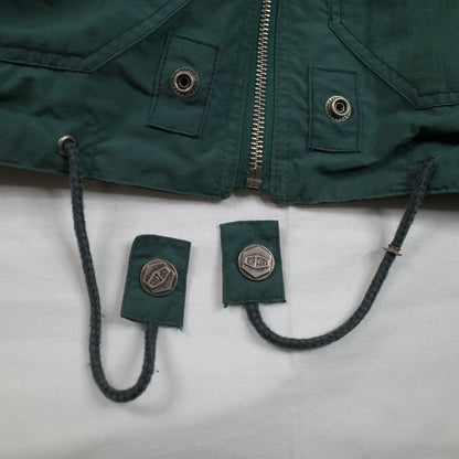 Vintage Ripcurl Green Navy  'The Search' Reversible Jacket 90's Size L Zip Up Jacket Mens Large