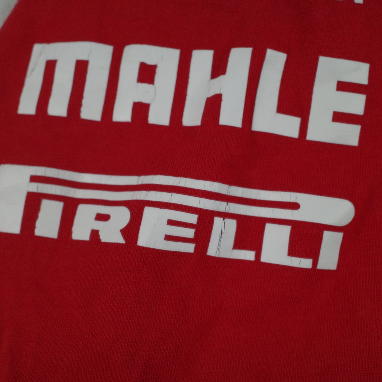 PUMA Scuderia Ferrari Drivers Logo Crew Neck Short Sleeve T-Shirt Mens Small