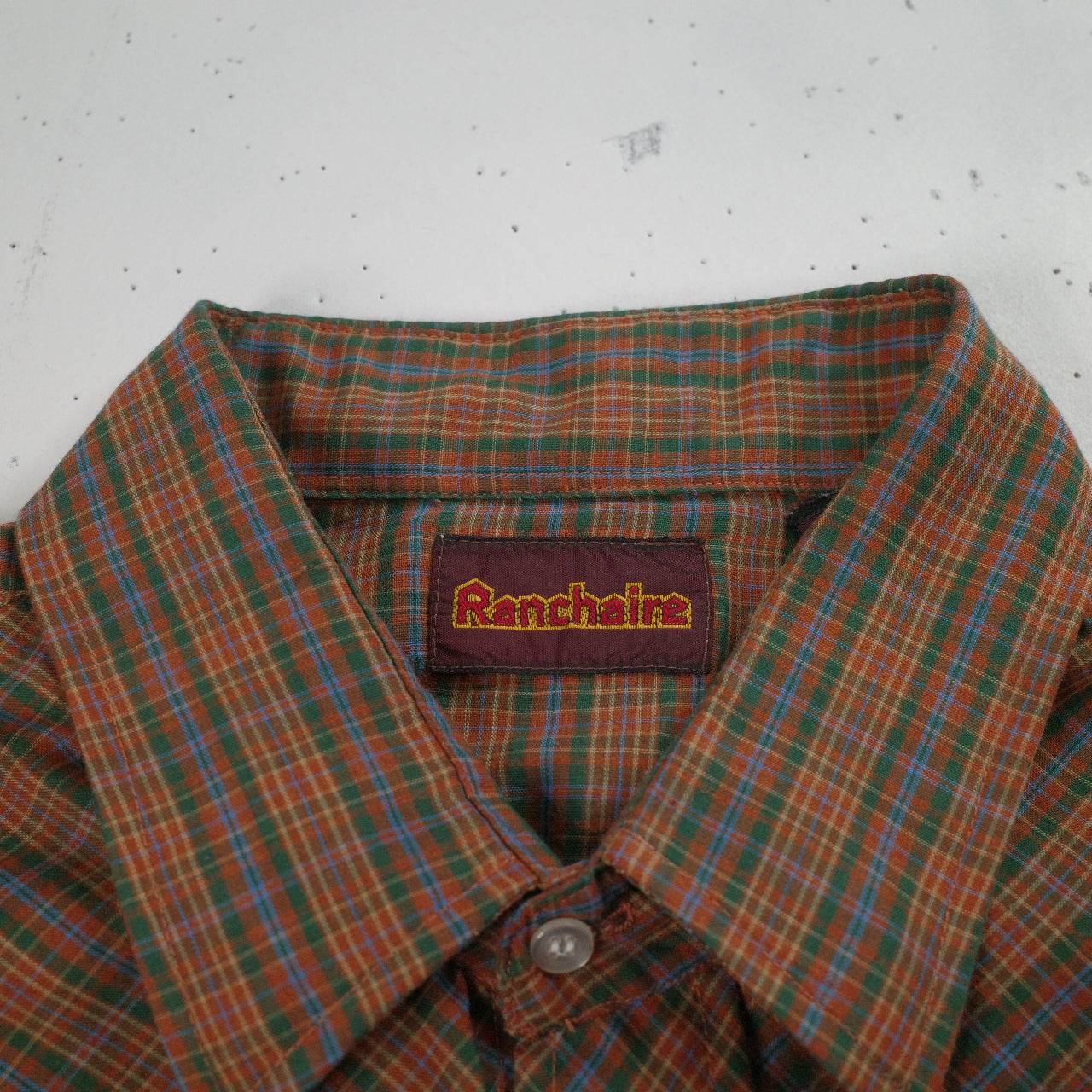 Vintage Ranchaire Pearl Snap Button Long Sleeve Shirt Mens XL