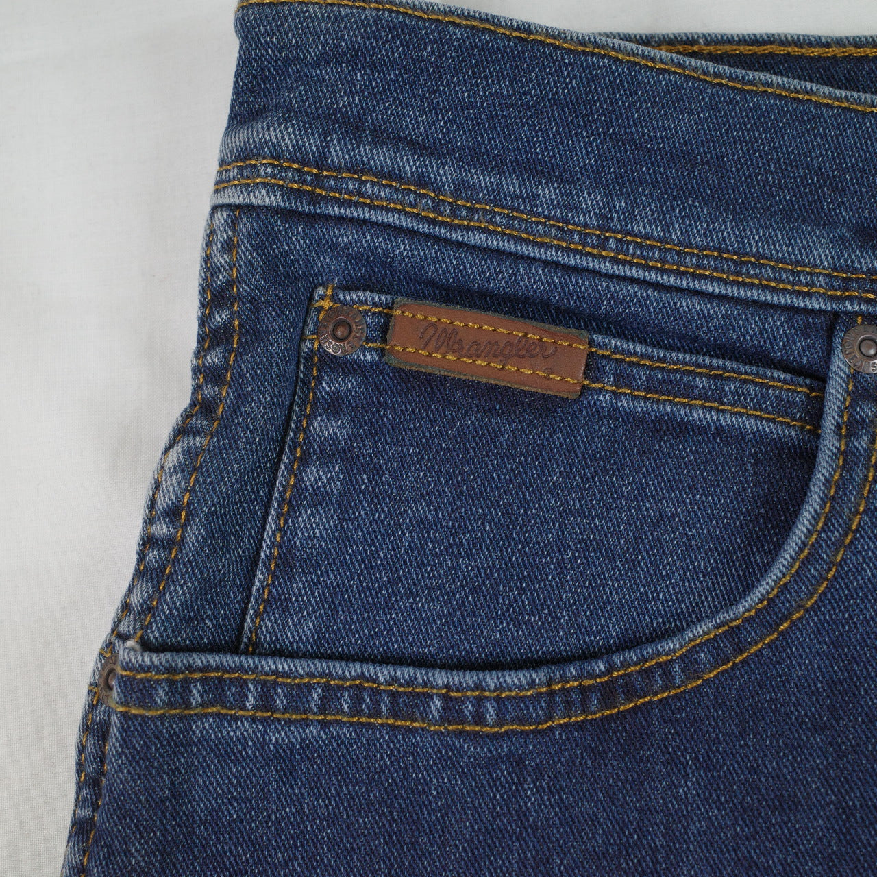 Wrangler Mens Jeans W44 L32 Cowboy Texas Blue Denim