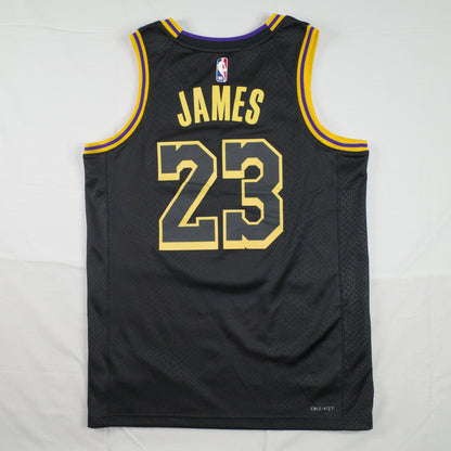 Lebron James Nike Lakers Black Mamba City Jersey Size 44 Men's Medium 2020