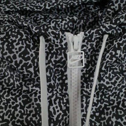 Nike Windrunner Running Jacket AOP Black White Pink Womens Small