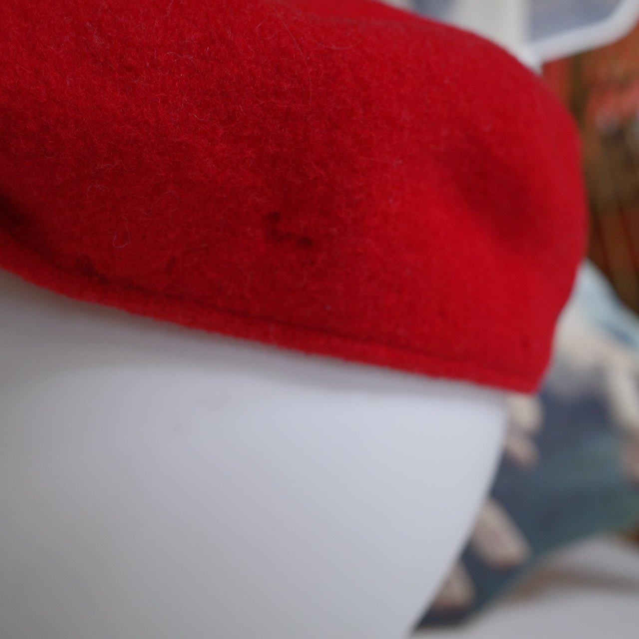 Kangol Wool 504 Flat Cap Men Vintage Red Large