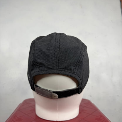 Nike Dri Fit Hat AW84 Black Pin Stripe Adjustable Back Running Cap