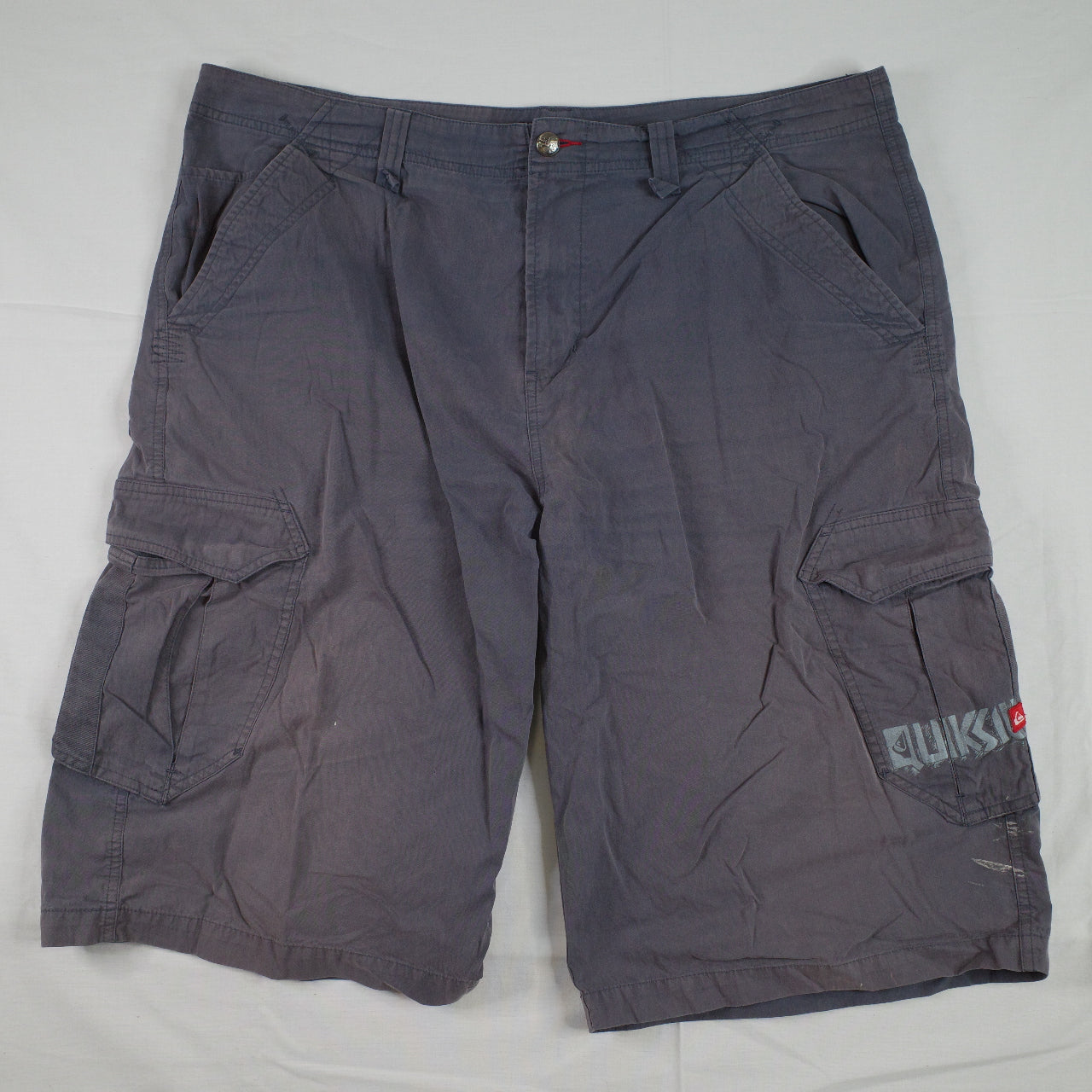 Vintage Quicksilver Boardshorts Navy Blue Cargo Pockets