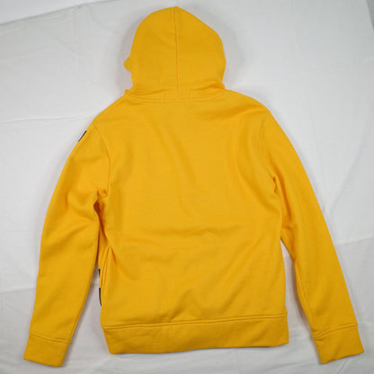 Polo Sport Ralph Lauren Motocross 1992 Yellow Fleece Hooded Sweatshirt Hoodie Mens Small NWT