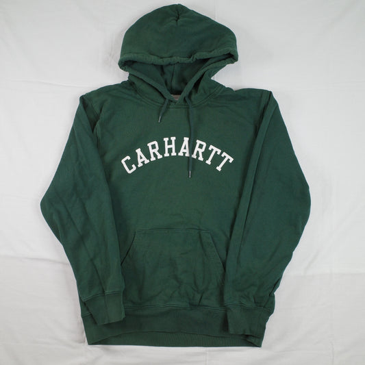 Carhartt WIP Men's XL College Hoodie Sweat Jumper Green Big Logo