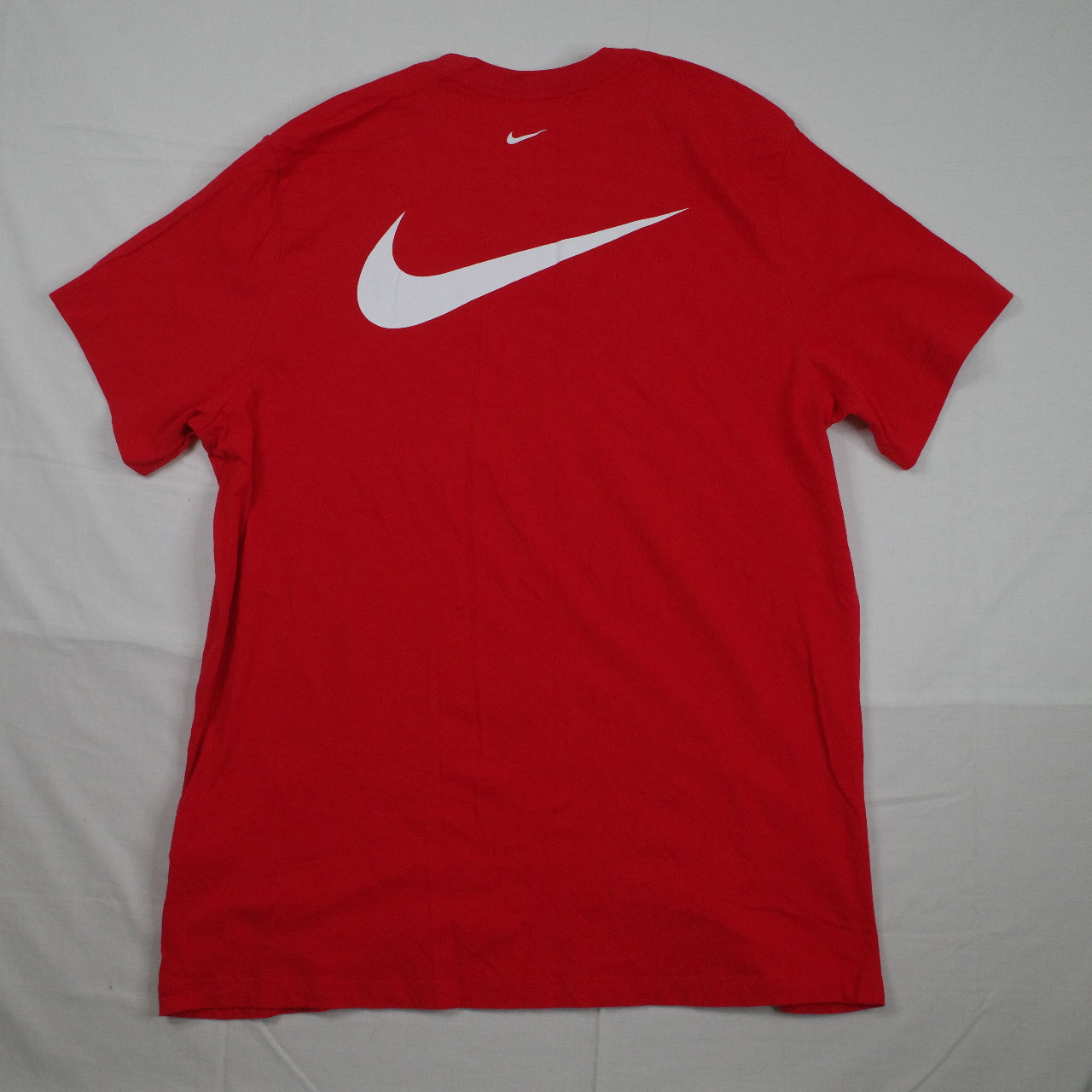 Men’s Nike Double Swoosh Tee MCMLXXII Red Tee Shirt Mens XL
