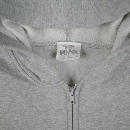 Wizarding World Universal Japan Harry Potter Hogwarts Zip Up Hoodie Grey Medium