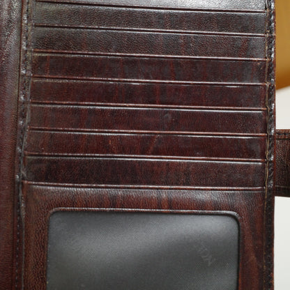 Vintage Oroton Leather Medium Grain Made In Australia Wallet Rectangle