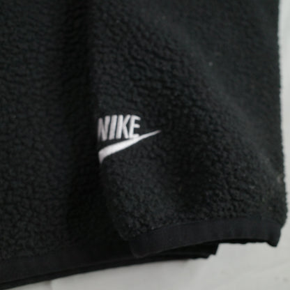 Nike Sportswear Essential Black Sherpa Fleece Sweatshirt Crewneck Mens Size XS