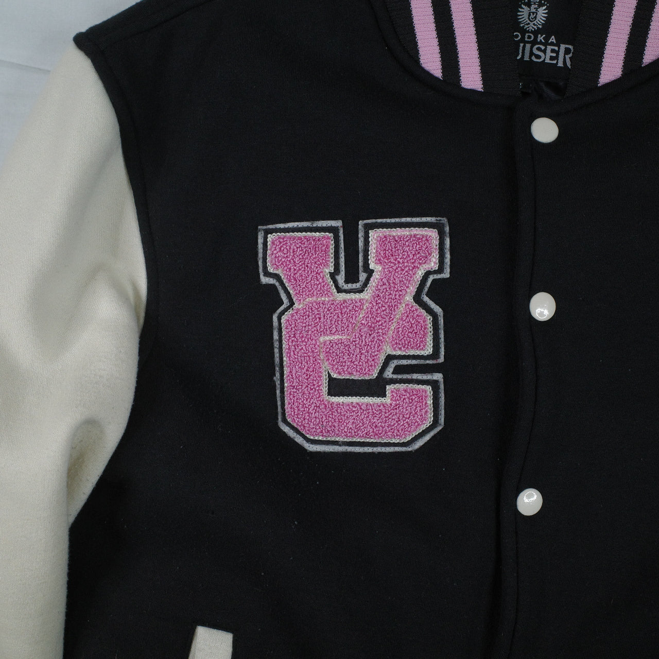 VIntage Vodka Cruiser Varsity Collage Jacket Guava Men's Small