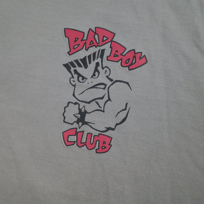 Vintage Lifes A Beach Bad Boy Club Shirt Size Medium Oversized Grey