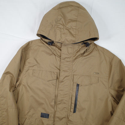 Oakley 2014 Spoiler Insulated Hooded Parka Jacket Mustard Men's L Needs Light Work