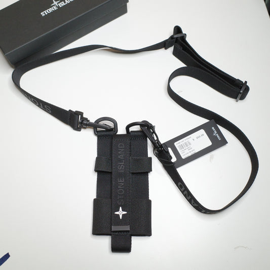 Stone Island Unisex Phone Webbed Case Noir