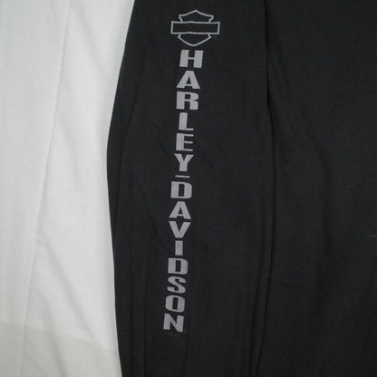 Harley Davidson Motorcycles Polar Bear Run Calgary Alberta Long Sleeve T Shirt Mens 5XL~