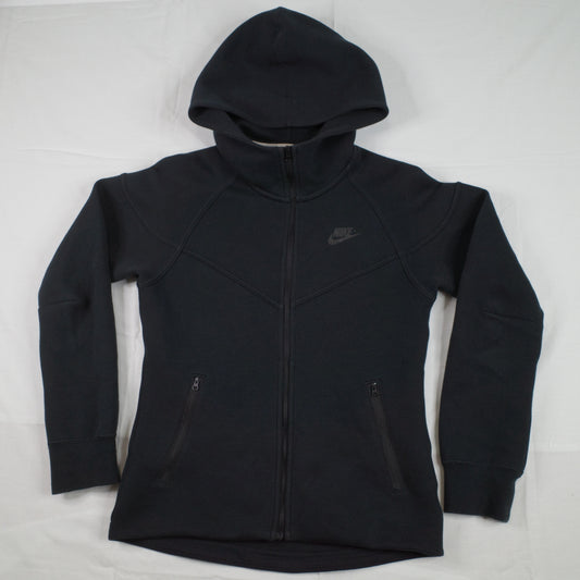 Nike Tech Fleece Jacket Black Zip Up Jacket  Women's XS