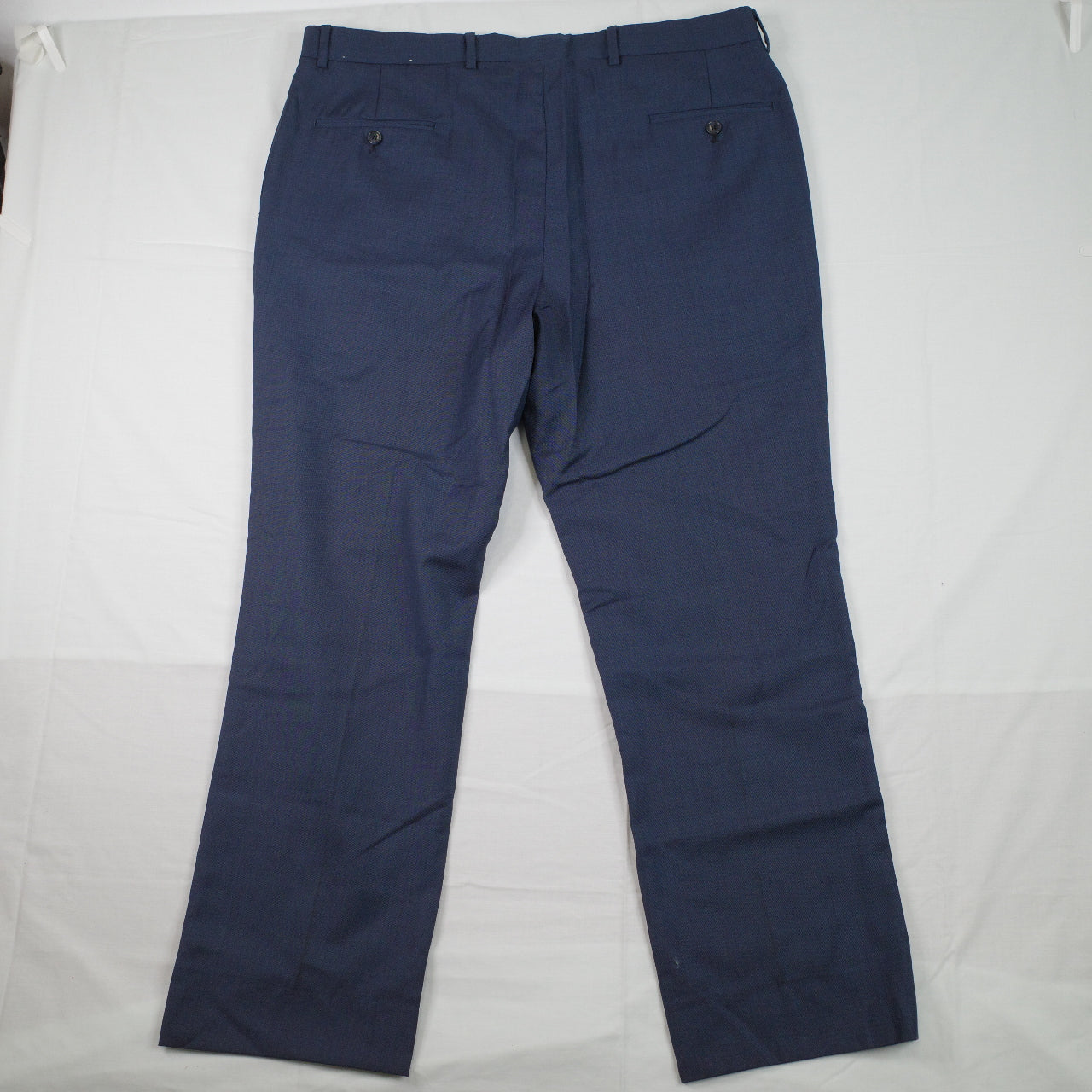 Tommy Hilfiger Mens 100% Wool Suit Pants Flat Front 38x30 Navy
