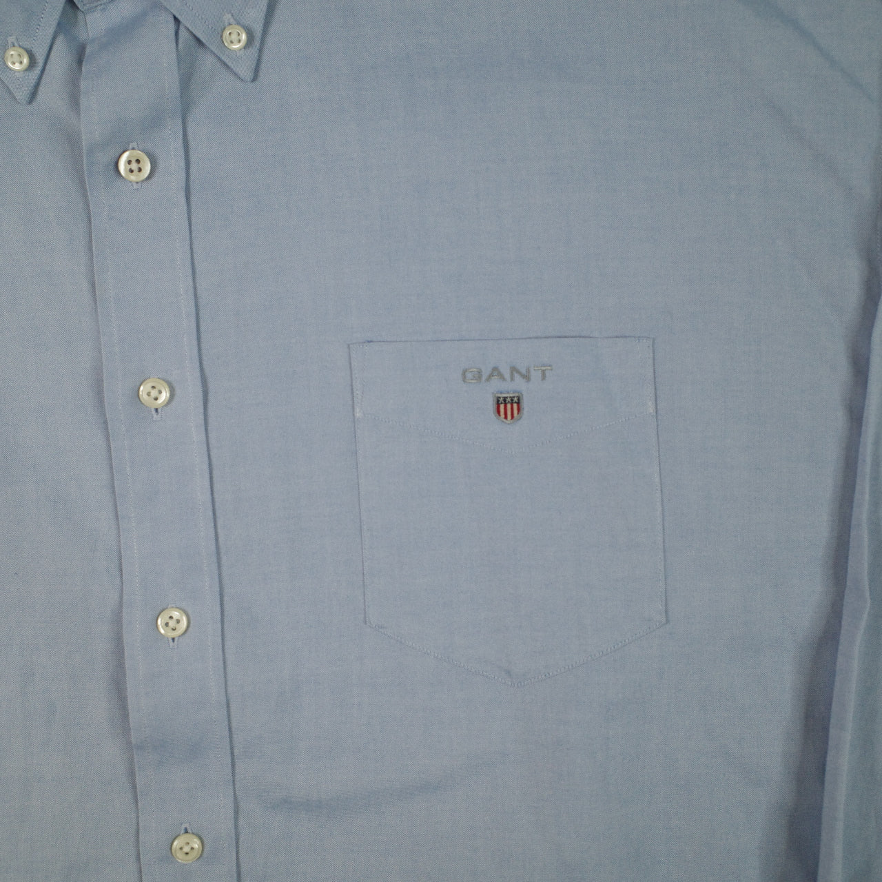 Gant Men’s Shirt Pinpoint Oxford Regular Fit Blue Size 3XL XXXL