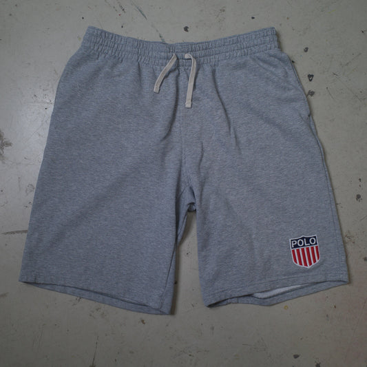 Ralph Lauren K Swiss Track Shorts Grey Men's Medium