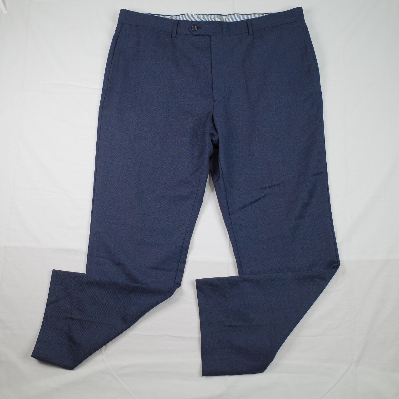 Tommy Hilfiger Mens 100% Wool Suit Pants Flat Front 38x30 Navy