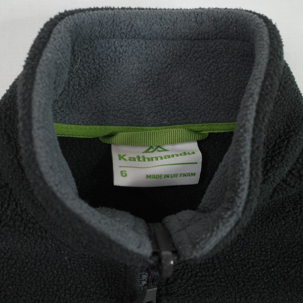 Kathmandu Jacket Thick Fleece Black Polartec Womens 6