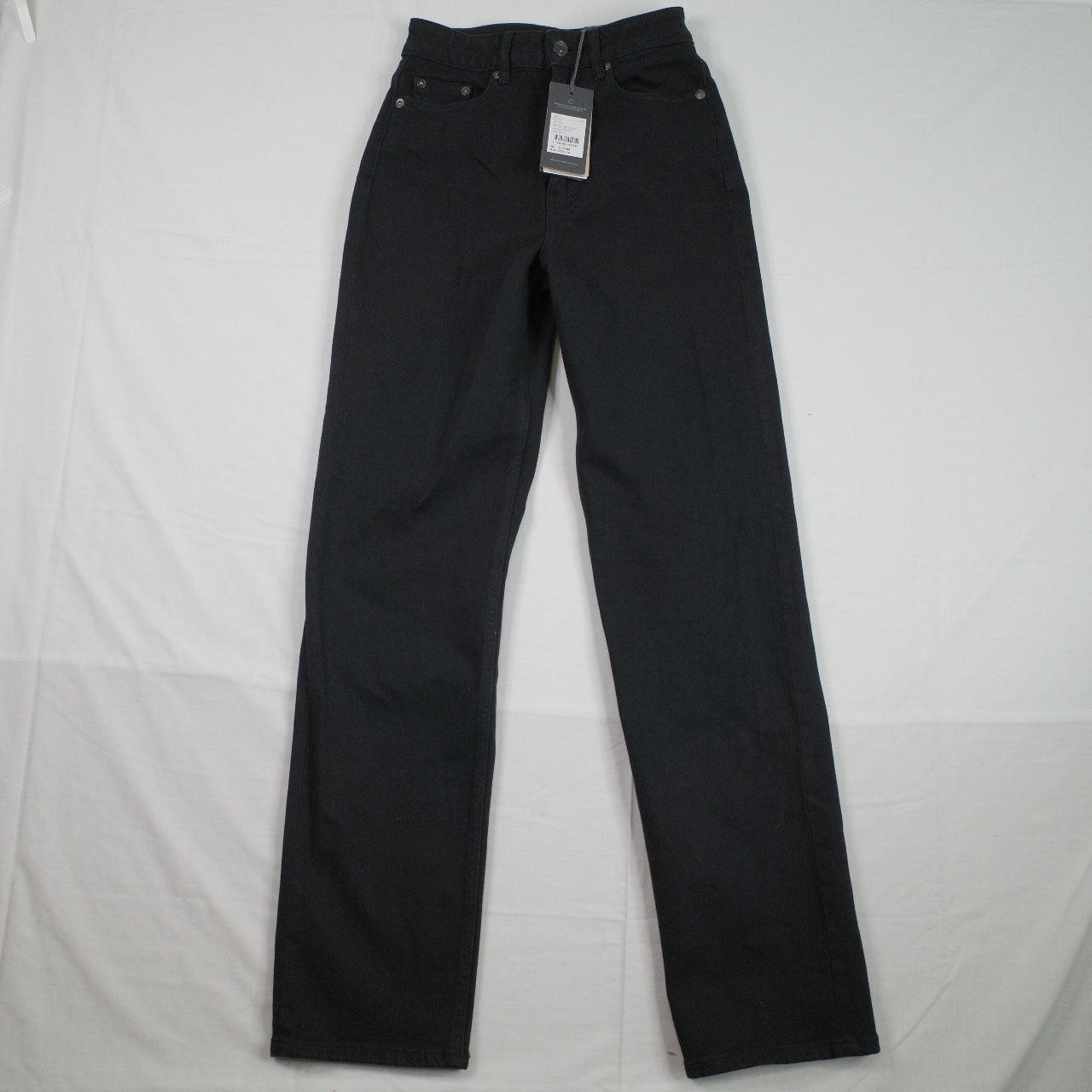 Country Road High Rise Straight Jeans Black Womens 4 with tags