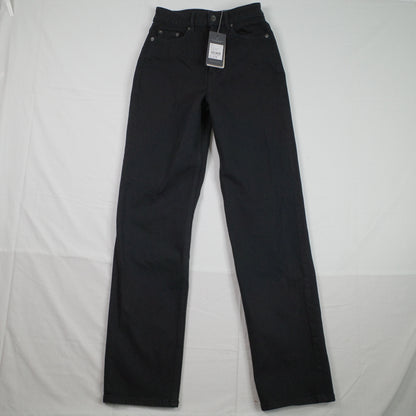 Country Road High Rise Straight Jeans Black Womens 4 with tags