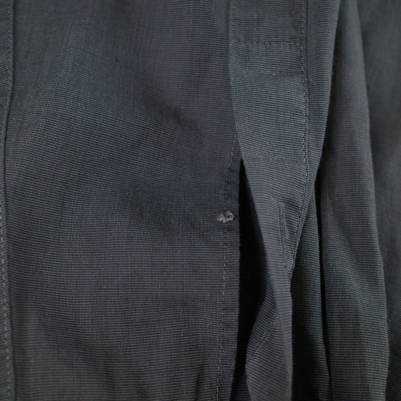 Vintage Lacoste Business Shirt Mens 40 Gray Button Down
