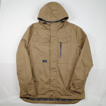 Oakley 2014 Spoiler Insulated Hooded Parka Jacket Mustard Men's L Needs Light Work
