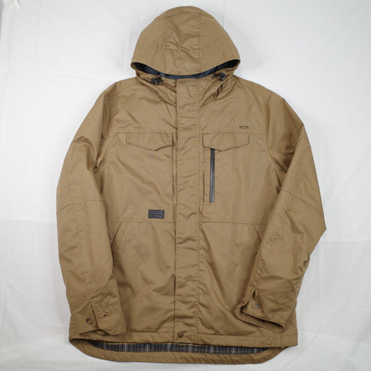 Oakley 2014 Spoiler Insulated Hooded Parka Jacket Mustard Men's L Needs Light Work