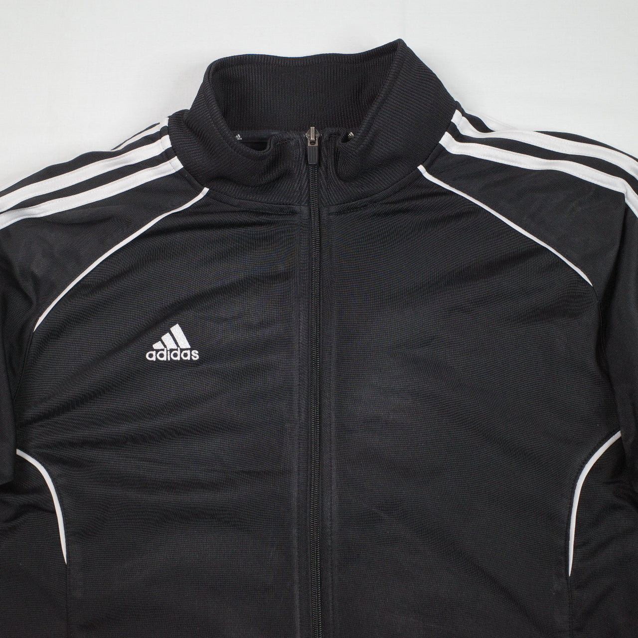 Adidas Originals 3 Stripe Trefoil Track Jacket Black Size Large
