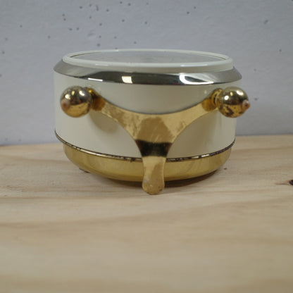 Vintage Junghans Trivox Silentic Silent-Tic Desk Alarm Clock German Made for parts