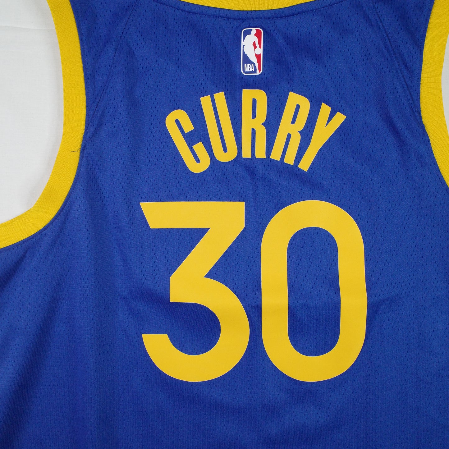 Nike Authentic Swingman Steph Curry Golden State Blue Home Jersey Size 52