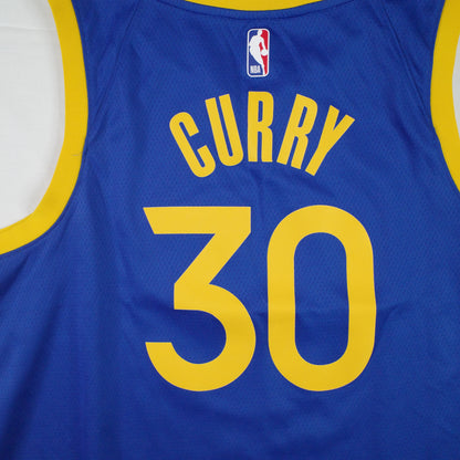 Nike Authentic Swingman Steph Curry Golden State Blue Home Jersey Size 52