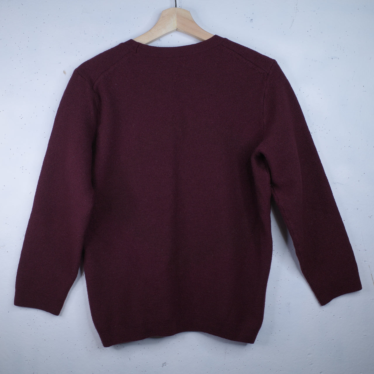 Hugo Boss Slim Fit  Wool Maroon Sweater Women's XXL
