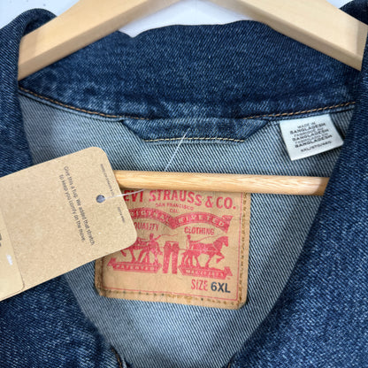 Levis Men's Big & Tall Denim Jacket Trucker - Colusa Mens 6XL XXXXXXL New with Tags
