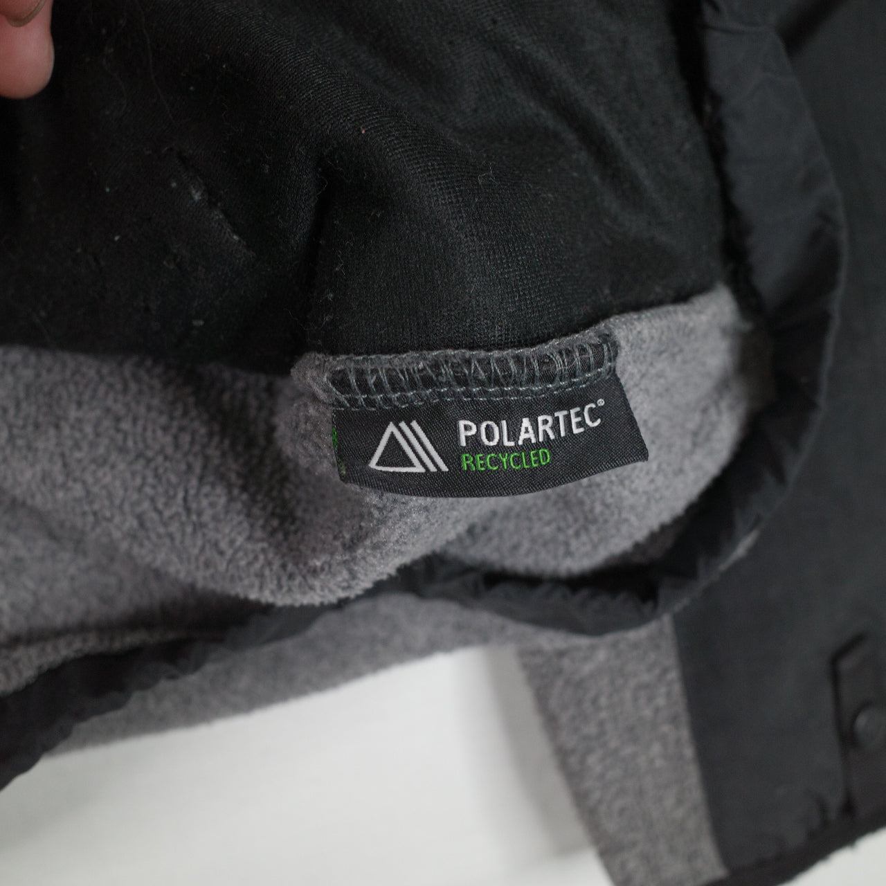 The North Face Denali Full Zip Jacket Grey Black Mens Medium