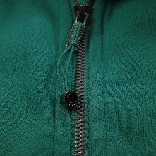 Lululemon Scuba Oversized Full-Zip Hoodie Raceway Green Womens Medium~
