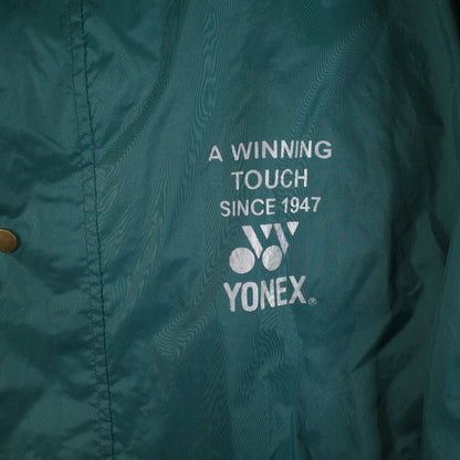Vintage Yonex Spirit Coach Hooded Zip Up Button Jacket Mens Medium