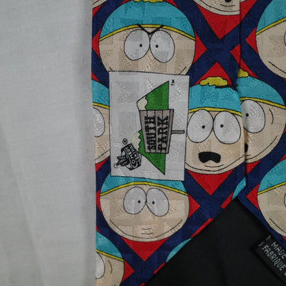 VINTAGE 1998 South Park Tie Men’s Cartman RM Style All Over Print NWOT