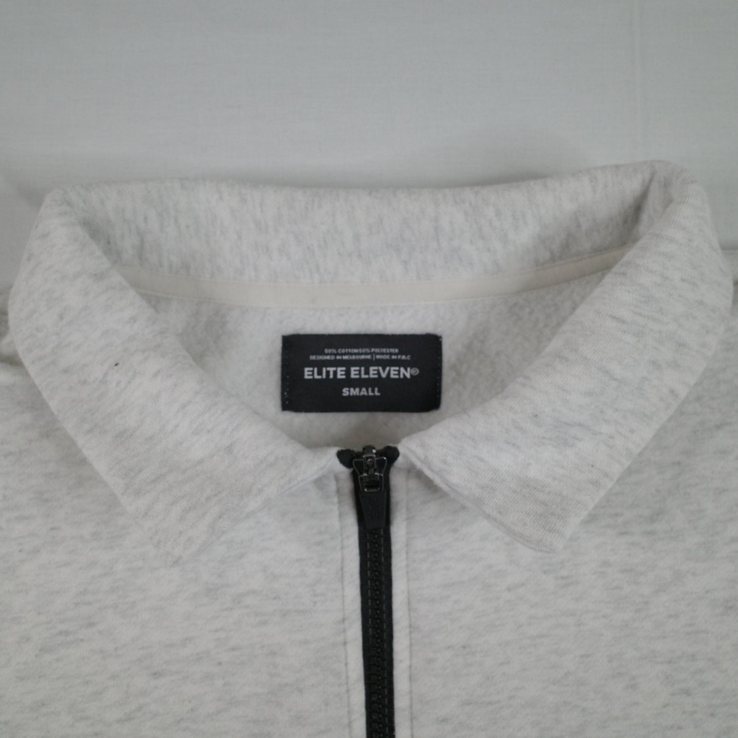 Elite Eleven Classic Quarter Zip Polar Grey Mens Small