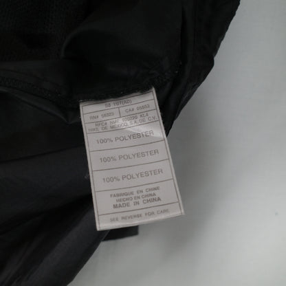 Vintage Nike Nylon Black Big Back Windbreaker Swoosh Coat Jacket Overcoat Mens Medium