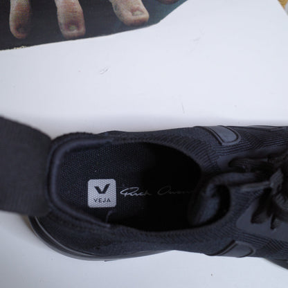 VEJA Rick Owens Knit Black Sneakers Men US 10 EU 43