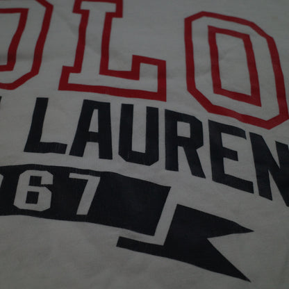 Polo Ralph Lauren Collegate 1967 White Custom Fit Men's XL T-Shirt